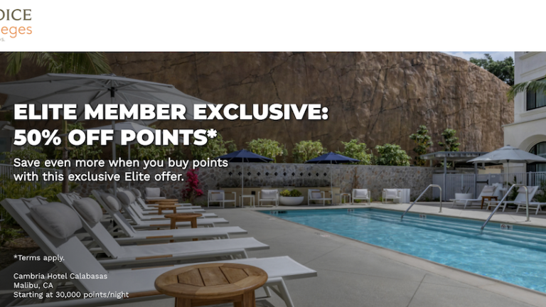 Choice Privileges Buy Points Strategy — Maximum 50 % Bonus before August 28, 2025