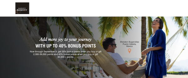 Marriott Bonvoy — Buy Points Promotion (Up to 50% Bonus+ Increased Limit 200K)